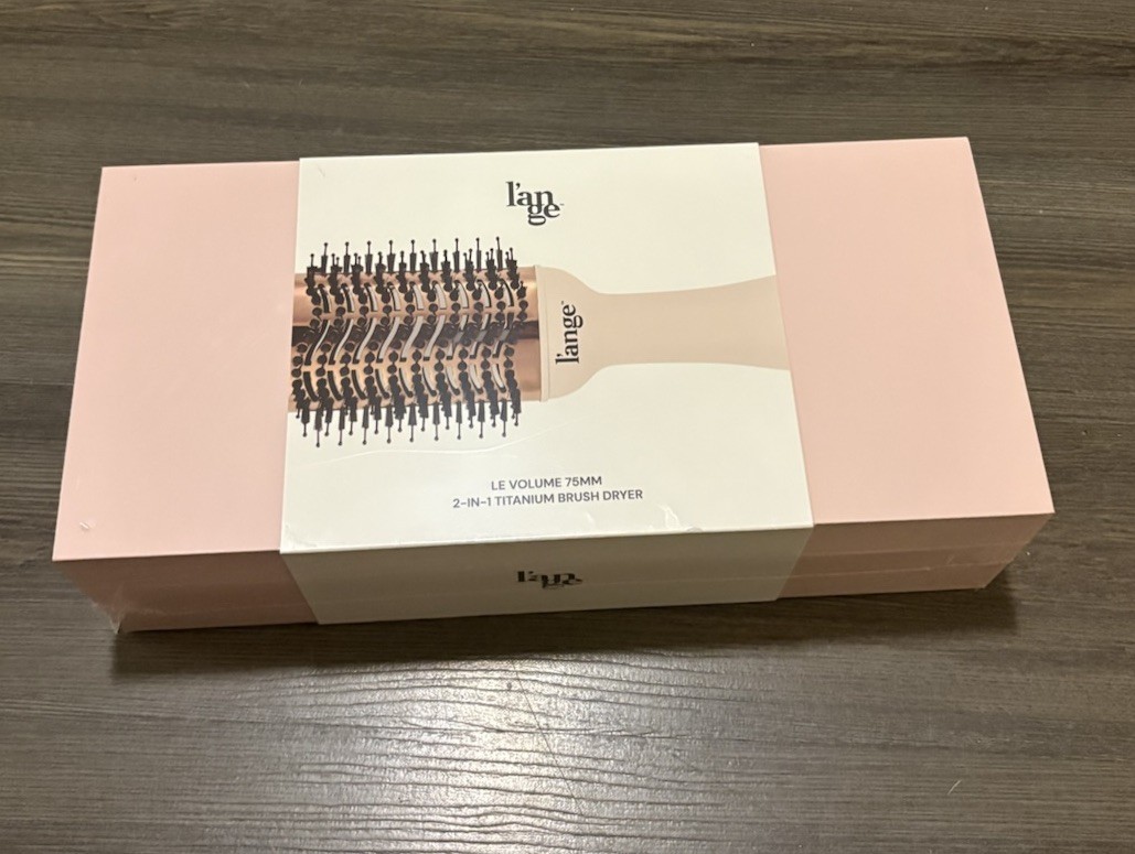 L'ange Le Volume 75mm 2-in-1 Titanium Hair Blow Dryer Styling Brush