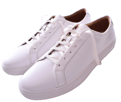 New Republic by Mark McNairy NEW REPUBLIC KURT WHITE LEATHER BY MARK MCNAIRY LOW TOP  main image 3