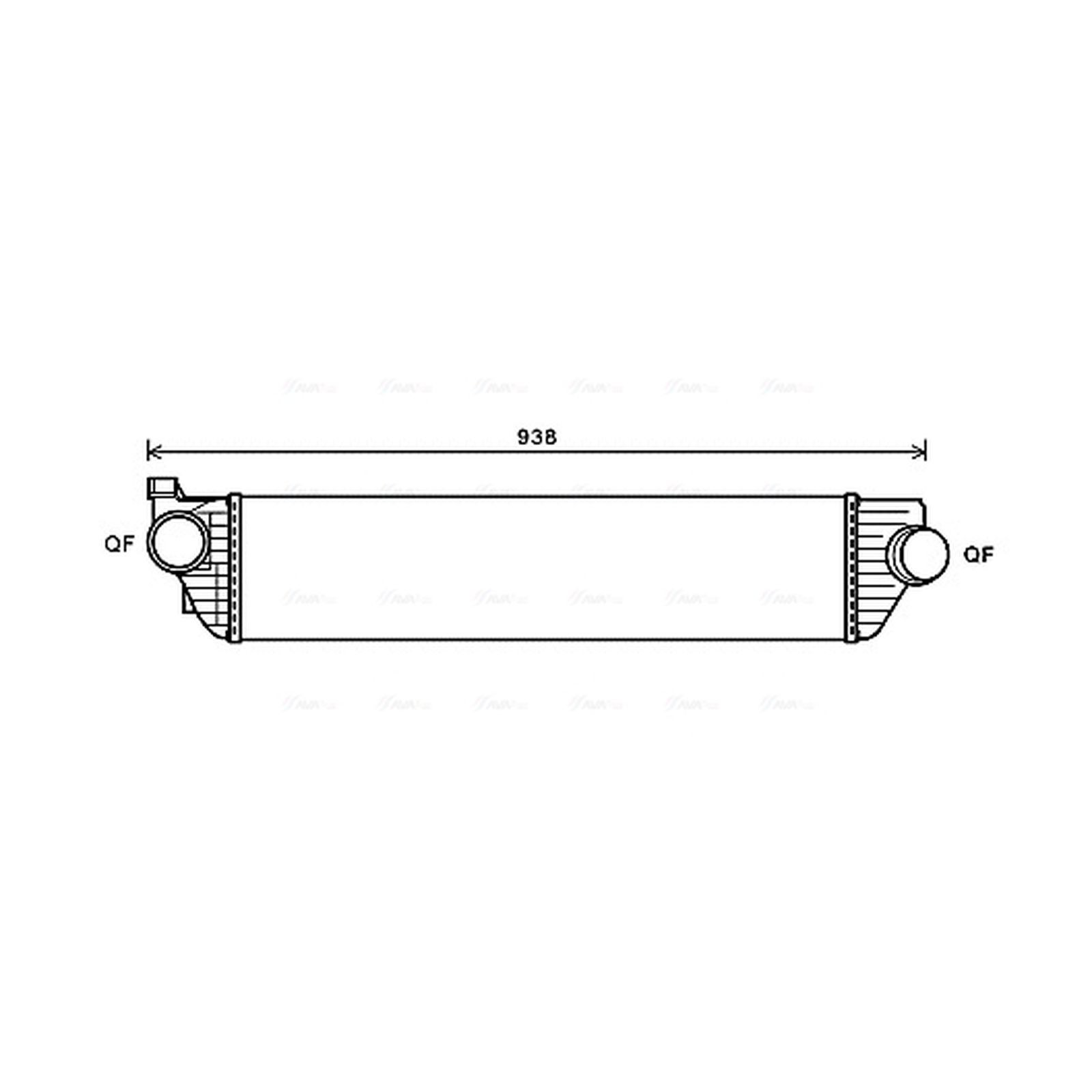 AVA Charge Air Intercooler RTA4498 for OPEL MOVANO (2010) 2.3 CDTI etc - Image 3