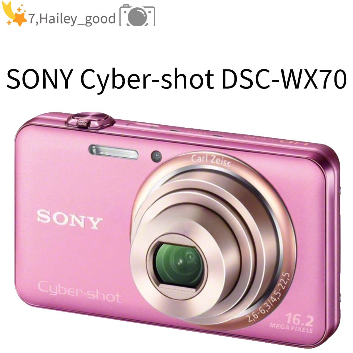 SONY Cyber-shot DSC-WX70 16.2MP 5x Optical zoom Digital Camera