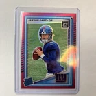2025 Panini Donruss - Rated Rookie Jaxson Dart #273 Optic Red Mojo Prizm (RC)