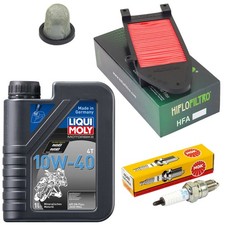 Kit 1L Manutenzione Olio Filtro Aria Candela per Kymco Agility 125 R16 City -25