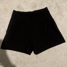 Women’s H&M Black City Shorts Size EU 44 = 14/16 UK EUC