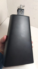 8" BLACK COWBELL MOUNTABLE DRUM PERCUSSION, NEW, FREE SHIPPING