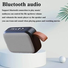 Portable Bluetooth 5.0 Speaker Wireless Mini Stereo TF Card FM Radio Outdoor