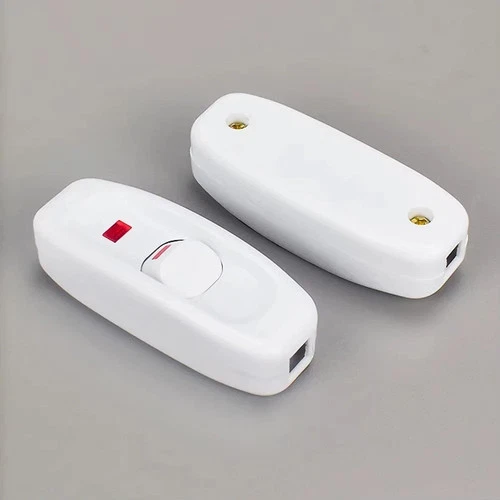 250V 10A Inline ON/OFF Button Table Lamps Desk Light Cord Cable Switch UK - Picture 4 of 11
