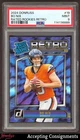 2024 Donruss Rated Rookies Retro #19 Bo Nix RATED ROOKIE RC PSA 9 MINT