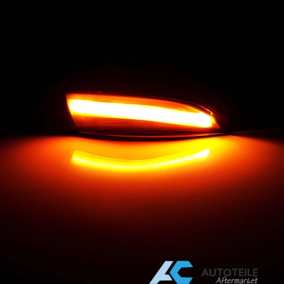 For 2010-2020 Ford Fiesta LED Side Mirror Light Turn Signal Light Smoke 2pcs Foto 4 de 4