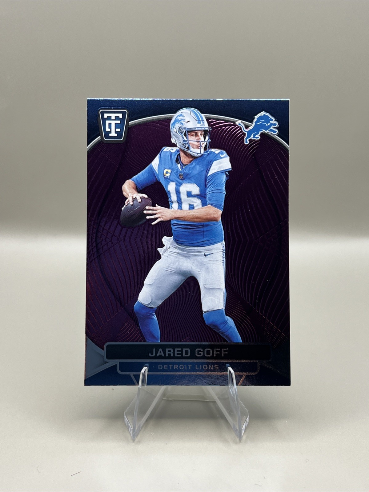 2024 Panini NFL Totally Certified Purple Mirror #26 Jared Goff
