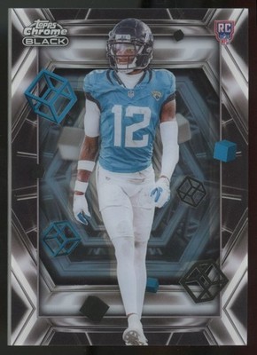 2025 Topps Chrome Black Travis Hunter RC Depths Of Darkness SSP #DOD-19