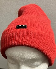 BURTON Beanie Slouchy Winter Hat Ribbed OS Snow Ski Winter Snowboarding
