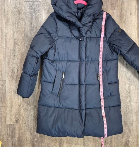 Michael Kors Blue Puffer Coat Size L - Picture 16 of 16