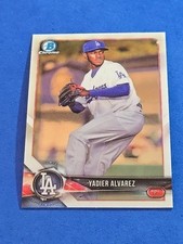 2018 Yadier Alvarez ROOKIE RC Bowman Chrome #BCP22