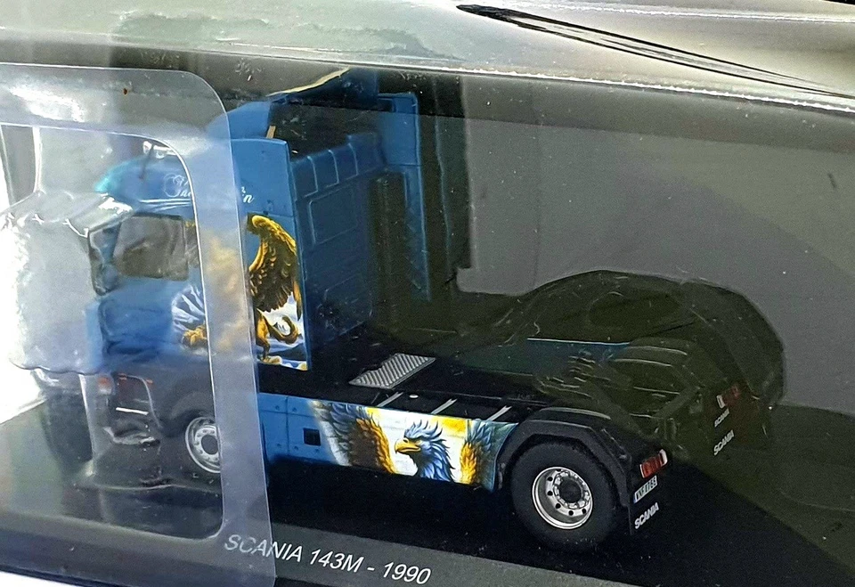 Hachette 1/43 Scale G1470004 - 1990 Scania 143M The Griffin - Met. Blue - Image 2 of 4