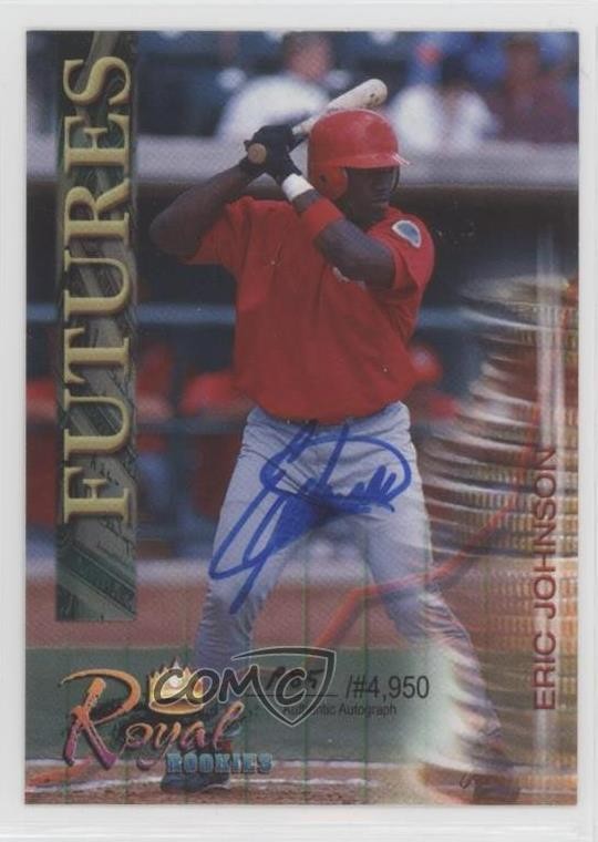 2000 Royal Rookies Futures Auto 185/4950 Eric Johnson #4 Auto 0w7