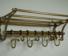 Vintage Rack Luggage Rack Train Wall Mounted French Rack vintage luxury rack