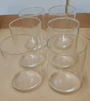 Teegläser Saftgläser Jena Glas 6 Stück von Schott & Gen Jenaglas Gläser
