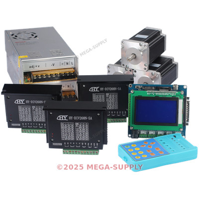 Diy CNC Kit 3 Axis 3G Breakout Board TB6600 Driver 3.3Nm Nema24 Display & Handle
