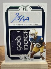 2025 Panini National Treasures Benjamin Morrison Rookie Patch Auto /5 GOD!!!