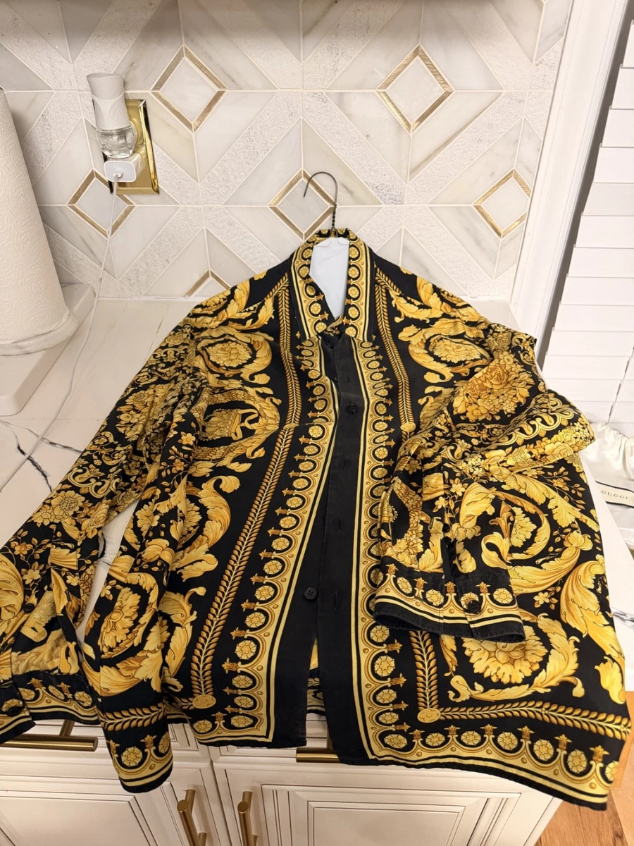 Versace Long Sleeve Black Shirts for Men for sale | eBay