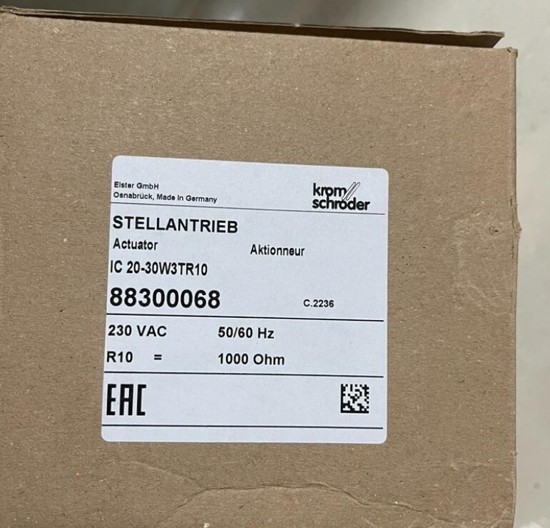 1PC New Krom Schroder IC20-30W3TR10 IC2030W3TR10 Actuator In Box Brand #F22