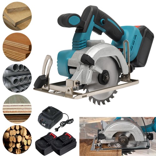 20V Cordless Circular Saw Kit 4500RPM Electric Brushless Hand Saw For Wood Tile - Picture 2 of 14