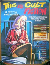THIS IS CULT FICTION 1999 promo POSTER Pulp Art Cult TV & Movie Classics - 18x24