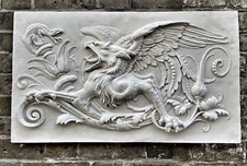 Decorative Plaster Cast Wall Art Mythological Creatures Home Decoration 