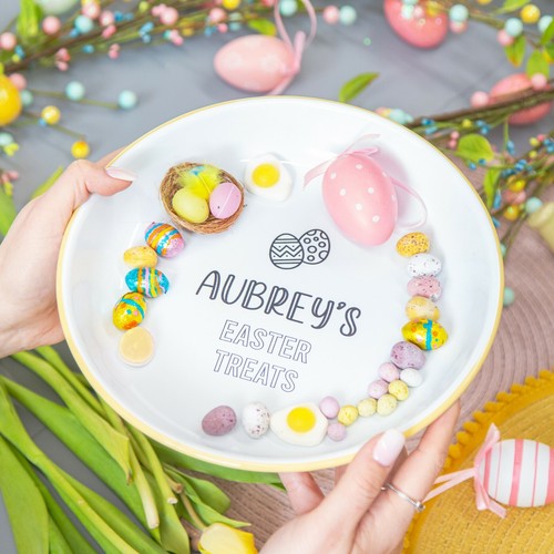 Personalised Easter Treats Enamel Bowl, Easter Gift, Gifts for Children - Picture 6 of 12