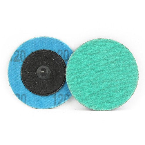 200 Pack- 2" 120 Grit Zirconia+Grind Aid Quick Change Sanding Discs Type R Roloc - Picture 2 of 5
