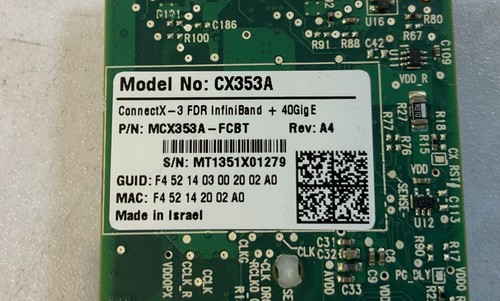 Mellanox MCX353A-FCBT ConnectX-3 VPI 1-Port 40Gbps Network card-Q6F - Afbeelding 4 van 4