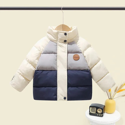 Kids Down Outerwear Winter Warm Stand Collar Down Jackets Windproof Boys Girls - Picture 8 of 24