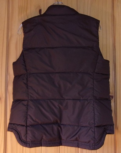 J.Crew Brown Puffy Down Vest, Women's M - Picture 2 of 4