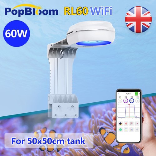 PopBloom 60W 90W WiFi Reef LED Aquarium Lighting for Marine Fish Coral SPS LPS - Picture 11 of 30