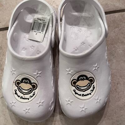 BOBBY jack slingback clog white size 2