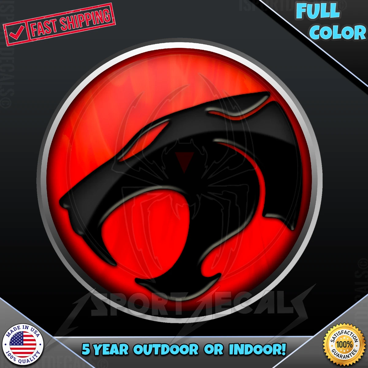 Thundercats Shadowed Logo HD Car Truck Laptop VINYL DECAL STICKER 011 | eBay