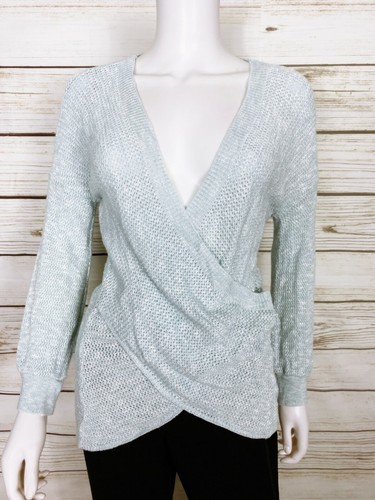 Express Womens Knit Wrap Sweater Size 