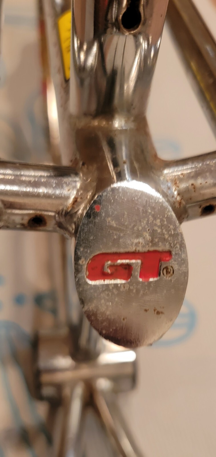 Vintage GT BMX Frame Vertigo Performer Freestyle OG Chrome 20" 90s 1990