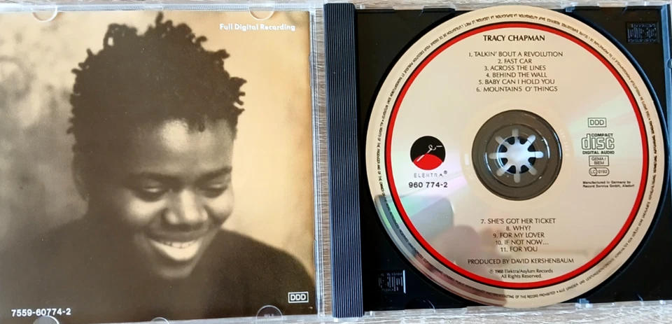 Tracy Chapman - Talkin' Bout a Revolution - CD-Album /Elektra Rec. 1988, 9607742 - Bild 2 von 3
