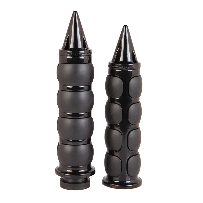 Empuñaduras de manillar de motocicleta de 1" negras para Yamaha v Star 1100 650 Honda Shadow Foto 2 de 4