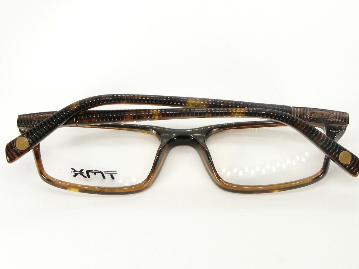 NEW TMX By TIMEX ZIP-LINE TORTOISE EYEGLASSES GLASSES PLASTIC
