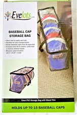 Hat Storage Bag Case Baseball Cap Hat Clear Travel Dustproof Zipper Holder NEW