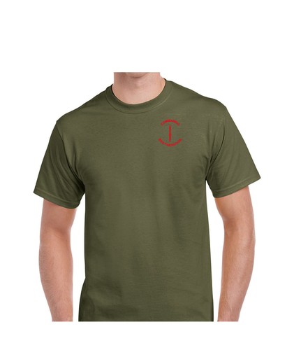 EMBROIDERED LOGO COMMANDO BROTHERHOOD DAGGER TSHIRT SWEAT HOODIE - Picture 10 of 19