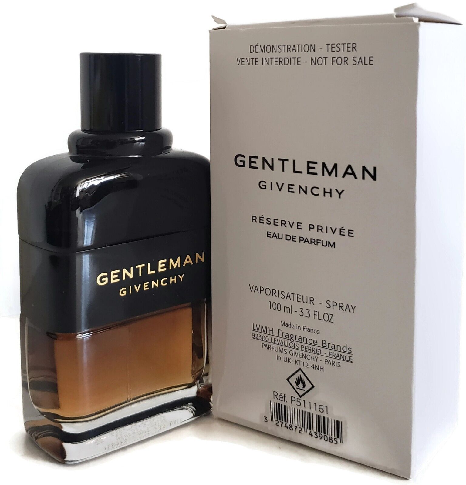 GENTLEMAN GIVENCHY RESERVE PRIVEE EAU DE PARFUM 3.3 FL OZ 100ML SPRAY  TESTER NIB