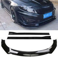 For Kia Optima 2010-2020 Front Bumper Lip Splitter Spoiler Body Kit Side Skirts