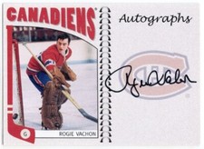 2004 2004-05 ITG Franchises Canadian Autographs #ARV2 Rogie Vachon Canadiens
