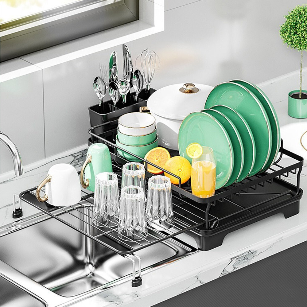 Expandable Dish Drying Rack Large Dish Drying Rack Retractable