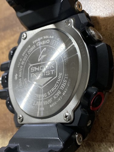 CASIO G-SHOCK G-STEEL tough solar Bluetooth GST-B100-1AJF Black Men's watch - Picture 8 of 10