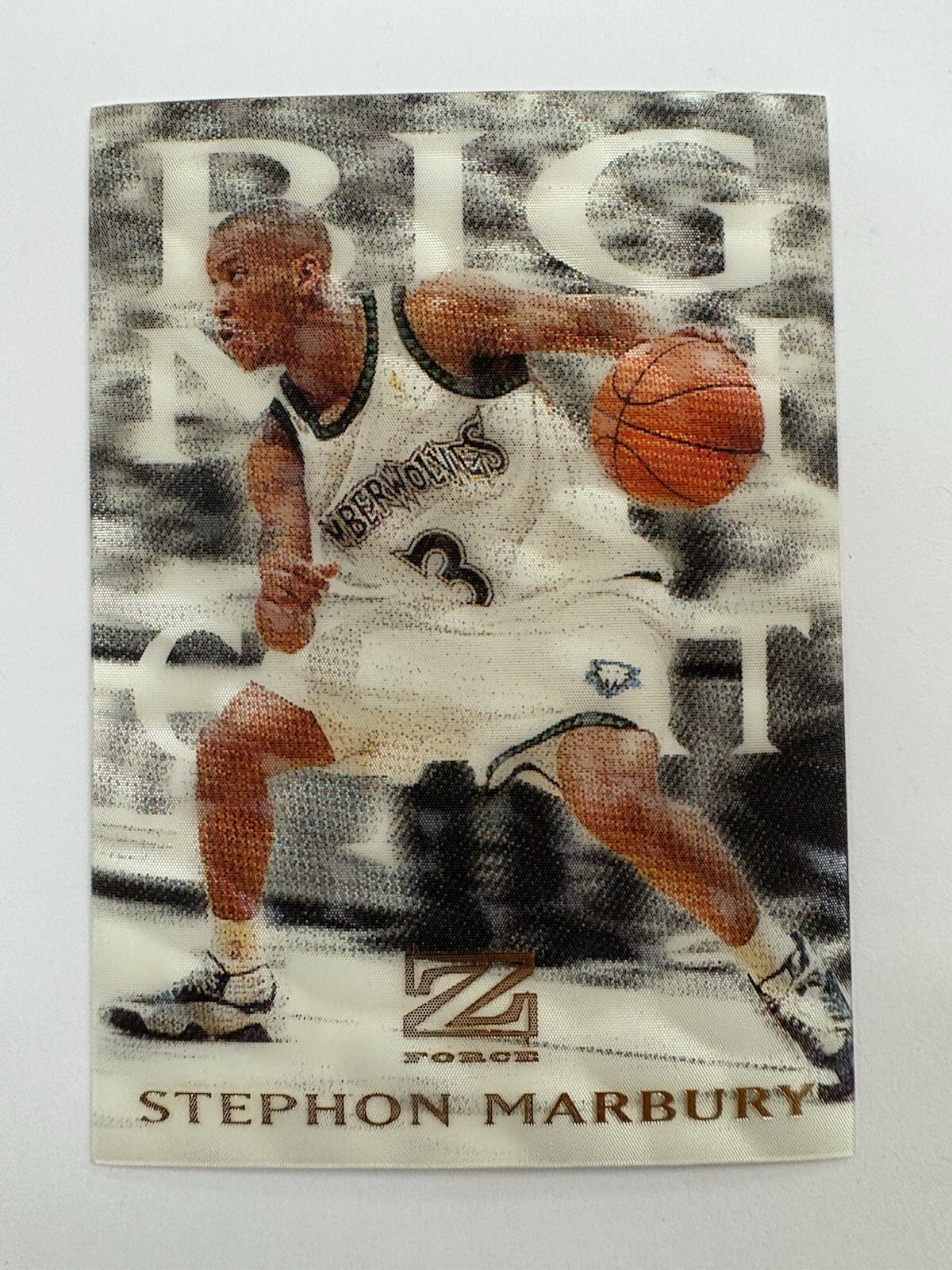 1997-98 Skybox Z-Force Big Men On Court Stephon Marbury #11 Timberwolves