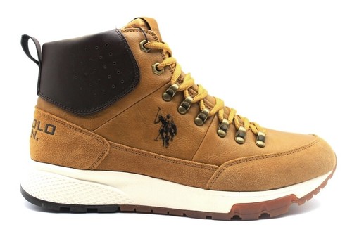 Stivaletto da uomo giallo US Polo ASSN 4108 scarpe scarponcini casual  trekking | eBay
